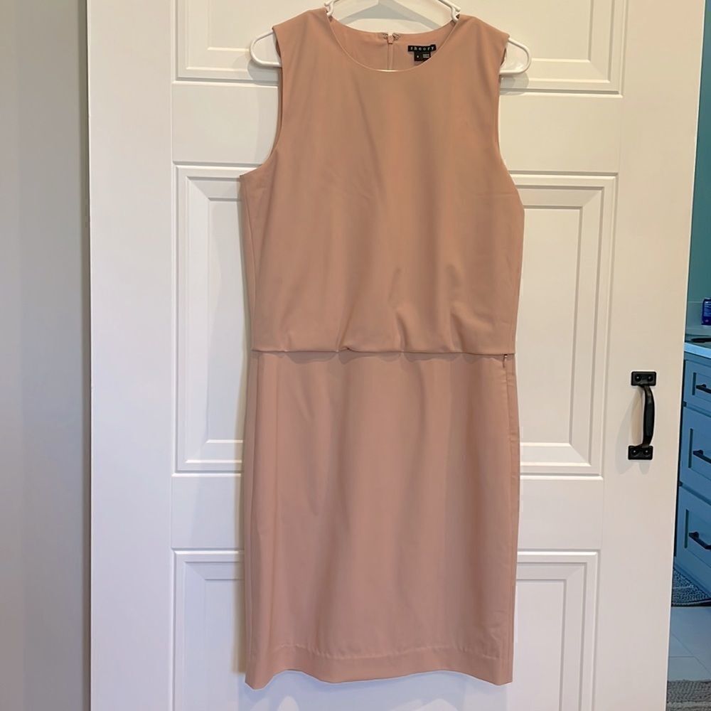 Theory Muted Pink Sleeveless Dress